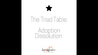 The Triad Table: Adoption Dissolution