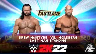 Дрю Макинтайр против Голдберга Геймплей WWE 2K22 (ПОЛНЫЙ МАТЧ) 4K 60FPS