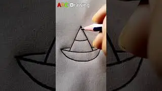 An Easy Boat Drawing | Pencil Drawing | Beautiful Drawing #shorts