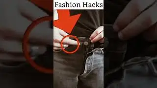 Cool Jeans hack | #shorts | #jeanshack | #fashionhack