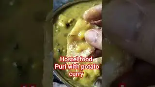 Puri with potato curry #youtube #youtubeshorts #food #explore #exploresimba #lion #firstvideo #simba