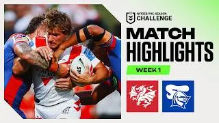 2026 Witzer Pre-season Challenge&nbsp;| Dragons v Knights&nbsp;| Match Highlights | Week 1