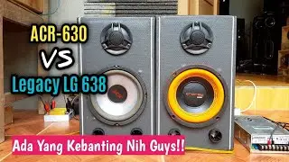 Komparasi ACR 630 VS Legacy 638 | Woofer Vs Subwoofer | Speaker 6 Inch Bass Mantap