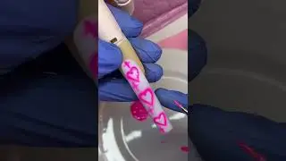 How I Create Airbrush Nail Designs | #fyp #foryou #tutorial #howto