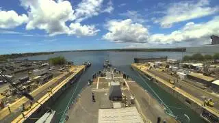 USS Chung-Hoon Undocking (August 19, 2014)