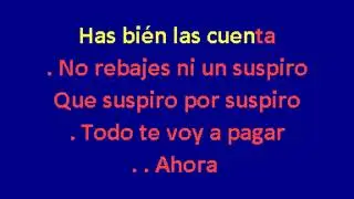 Karaoke. - Cuanto te debo. - No tengo los derechos de la música 