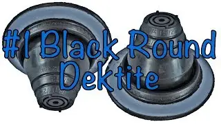 #1 Black Dektite Round EPDM Pipe Flashing