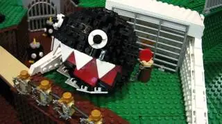 Super Mario 64: Bob-omb Battlefield in Lego
