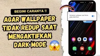 How to Set Your Wallpaper to Not Dim in Dark Mode