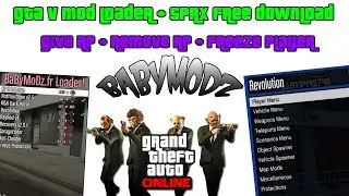 👍 GTA V sprx + mod loader 🤑give RP + remove RP + 😱freeze player + 📁download