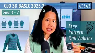 CLO 2025.2 для начинающих: Пошаговое пошив вашей первой трикотажной блузки (Часть 4)