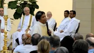 Fr. Fernando Suarez in Oakville, Ontario, Canada, Homily on Be free,  Jesus the Healer
