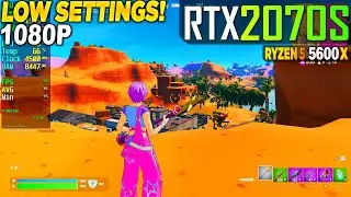 Fortnite Reload RTX 2070 Super + Ryzen 5 5600x - 1080p Low, New Performance Mode,