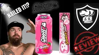 Ghost Energy BUBBLICIOUS STRAWBERRY SPLASH HONEST REVIEW! | NAILED IT!?