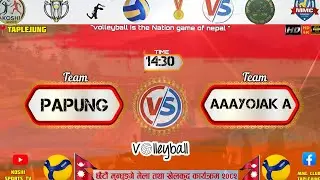 🔥 National Volleyball Showdown 2026 | Aayojak A vs Papung | Live from Libang, Taplejung