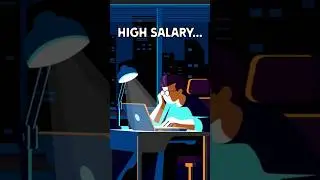 Big Salary, But At What Cost? #job #growth #happiness #balance #wealth #happy