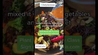 My Plant Based Stir Fry Class is on April 15 and will be recorded. Sign up at chef-Julia.com