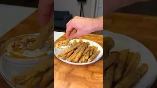 Crispy Chickpea Fries Recipe 🍟 | Easy High-Protein Vegan & Gluten-Free Snack!