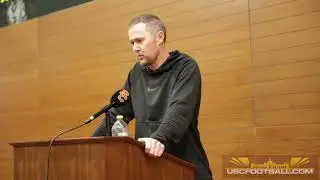 USC head coach Lincoln Riley on new defensive staff, Eric Henderson, defensive mindset, spring ball
