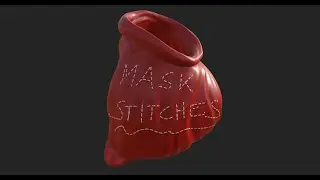 How To Create an Opacity Texture Map in Substance Painter - Masking Stitches