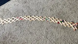 Popsicle sticks chain reaction ll cobra weave popsicle sticks 