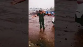 Alhamdulillah, it rained in Pune Maharashtra and the heat is over and look at me, how I am enjoying
