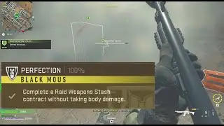 Complete a Raid Weapons stash Contract without taking body damage DMZ Guide - Cod (Perfection)