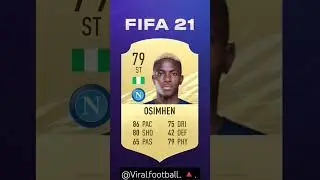 OSIMHEN fifa evolution 🔥2024#fifa23 #fut23 #fifa22 #fifa #football #shorts #skills #fyp #fypシ
