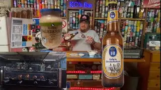 Hofbrau Octoberfest Bier & Knackwurst Sausage