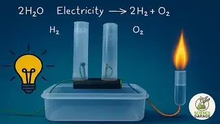 Hydrogen Gas 🧪 from Water | Class 10 & 12 Activity | Science Garage | Experiment Channel ...