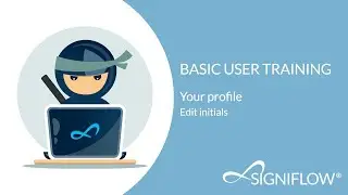 Your profile: How to edit your initials