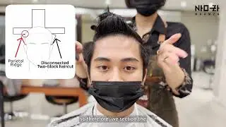 Low-maintenance Neat & Professional Style | Curtain Bang Perm | Korean Men's Perm Tutorial