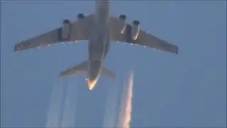 Ил-76ТД-90ВД  Аэробус А321 оба на 320-м эшелоне прошли