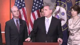 House Majority Whip Kevin McCarthy At House Republican Leadership Press Conference 7/15/11