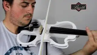 Violino El&eacute;trico Barth Violin 4/4 Wt - Solid Wood Branco