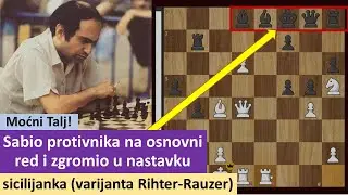 Moćni Talj oštrom igrom protivnika sabio u prvi red - sicilijanska odbrana varijanta Rihter-Rauzer