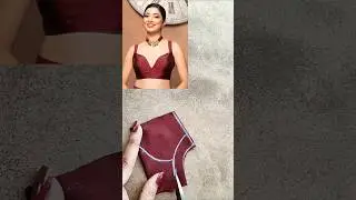 Unique Front Neck designs/blouse front neck design cutting and stitching ✂️🪡✂️#shorts #youtubeshorts
