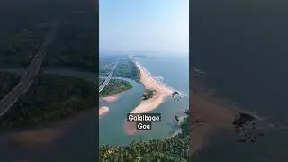 Galgibaga Beach drone shots #galgibagh beach #galgibagabeach #goa #goa2025 #goadiaries #southgoa
