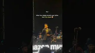That&rsquo;s why when Sonu Nigam performs, technology takes a back seat. 🎤🔥 #legend #sonunigam #shorts