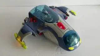 Smartronix Space Ship Lights Up Sound Battery OperatedToy 2000 Hap-P-Kid.