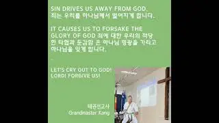 [ps704.com] Grandmaster Kang 태권선교사 Sin drives us away from God