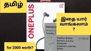 oneplus bullet wireless z tamil review