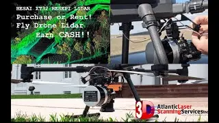 Purchase or Rent Lidar and Drones! Learn to Lidar Scan and Make Cash!  Atlantic Laser Scanning