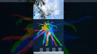 New mural addition to downtown Houston - Please subscribe for more scenic and travel videos