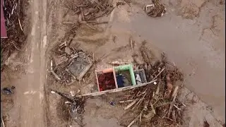 Drone footage show scale of devastation in North Sumatra after floods hit Indonesia