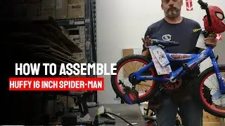 Assembling Huffy 16 inch Spider-Man boys bike