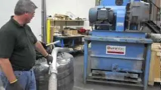 1000 lbs in under 5 minutes with Durovac's PowerLift Portable Industrial Vacuum System