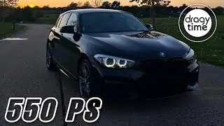 550 PS BMW M140i F20 RWD | STOCK ENGINE | STOCK TURBO | Acceleration from 100-200 Km/h
