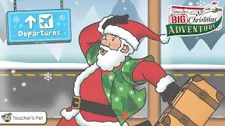 Christmas Around the World Animated Story | Santa's Big Christmas Adventure