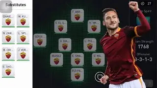 Playing Full Squad With Roma #pes2021 #002